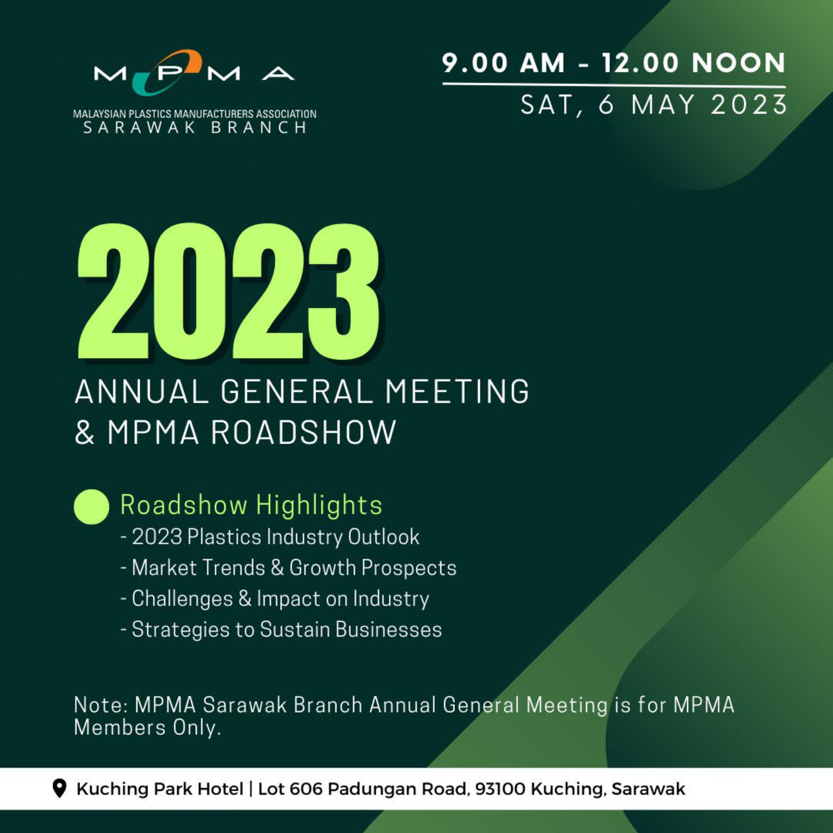 MPMA SARAWAK AGM & ROADSHOW 2023