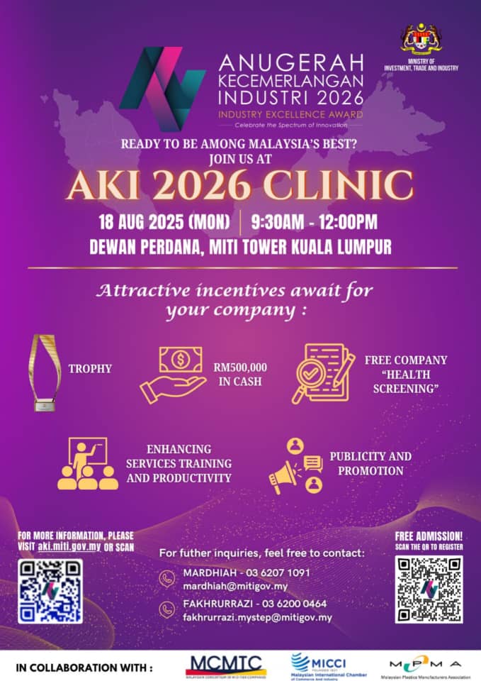 ANUGERAH KECEMERLANGAN INDUSTRI (AKI) CLINIC 2026