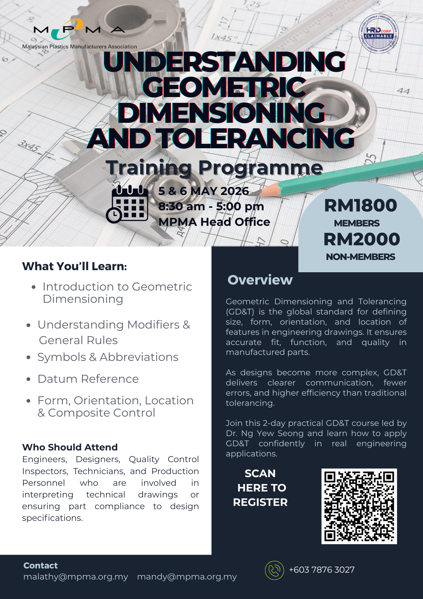 UNDERSTANDING GEOMETRIC DIMENSIONING  AND TOLERANCING TRAINING PROGRAMME