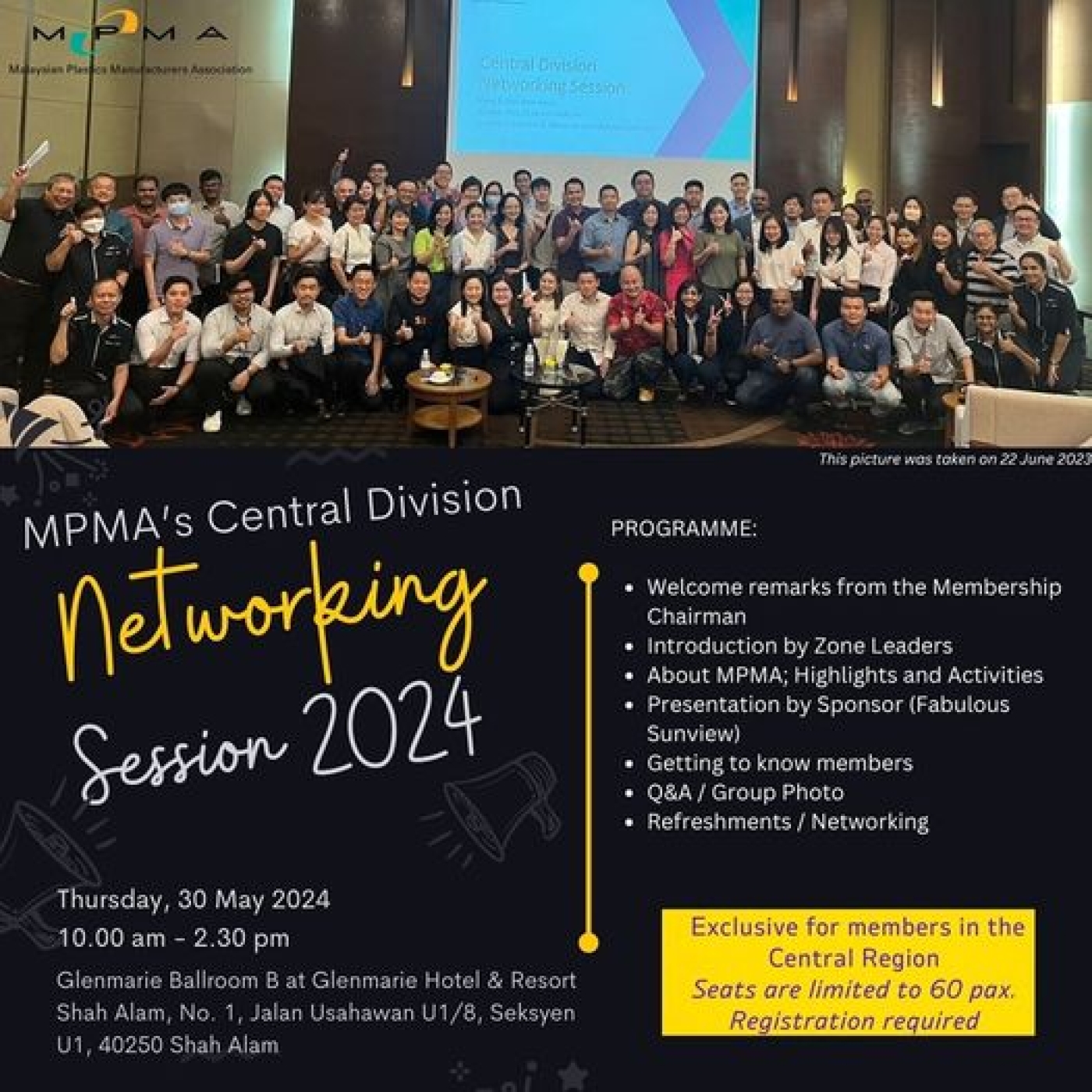 MPMA CENTRAL DIVISION NETWORKING SESSION!