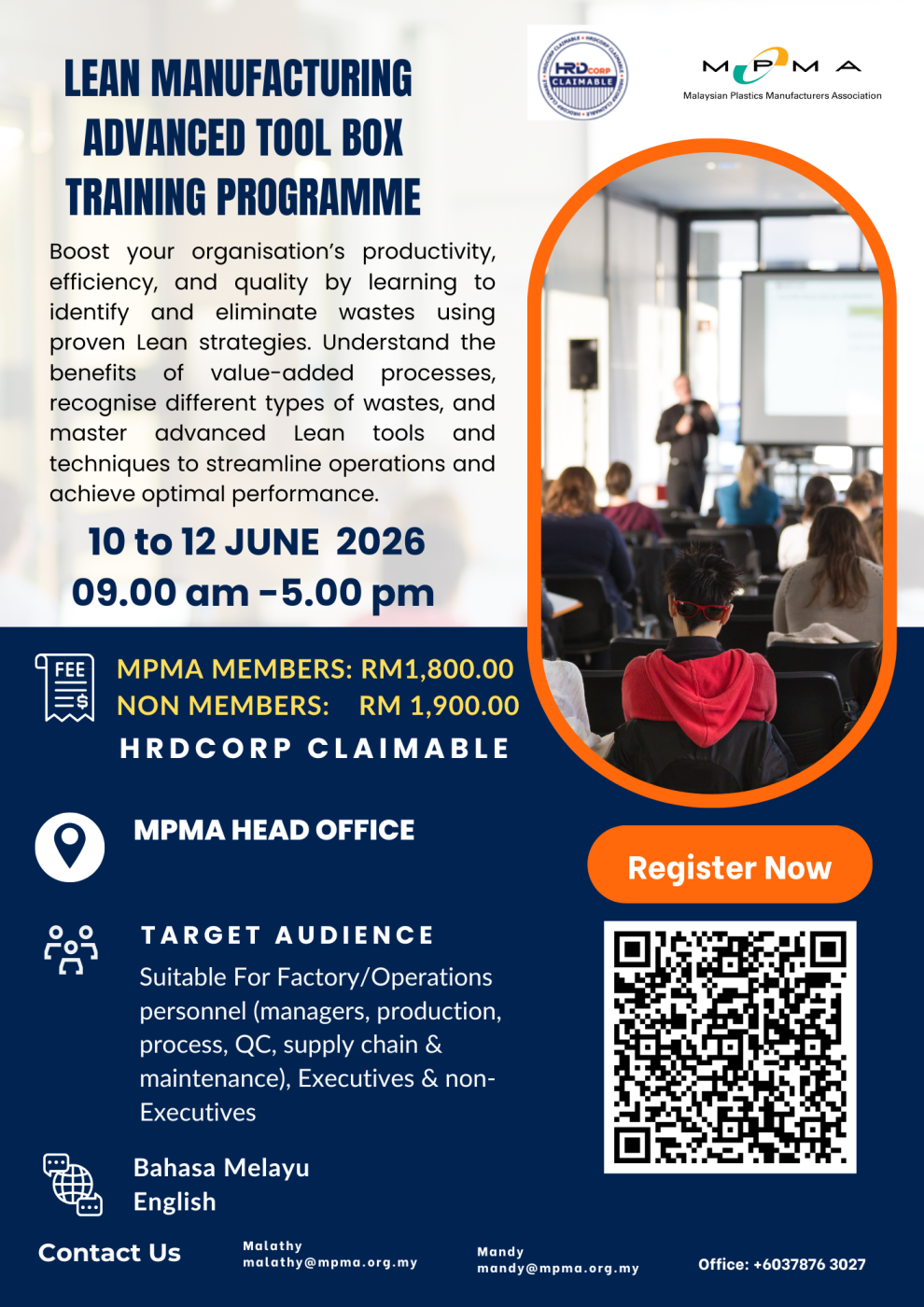 LEAN MANUFACTURING ADVANCED TOOL BOX TRAINING PROGRAMME