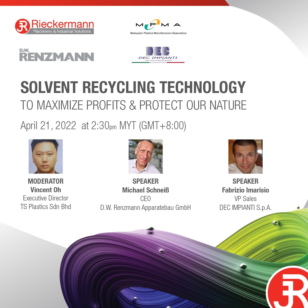 Solvent Recycling Technology to Maximize Profits & Protect Nature