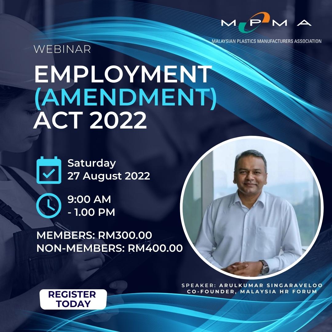 Webinar On Employment (Amendment) Act 2022